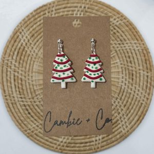 Christmas Tree Cake Dangles